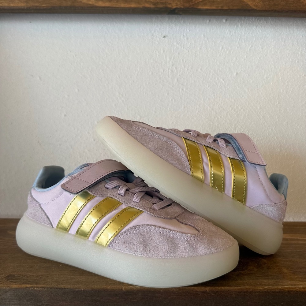 Adidas Sneakers Kids Size 1.5 Disney Frozen Elsa Barreda Decode Gold JQ4377